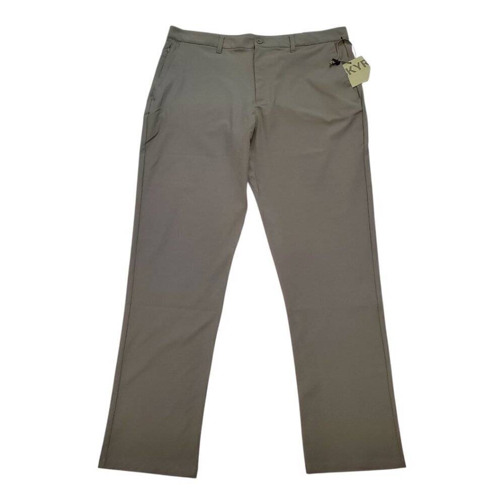 SKYR Golf Pants Tricot Dynasty Slim Fit Stretch UPF in Green SZ 36x32 L/XL